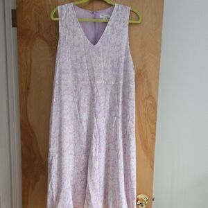 Fully Lined Midi 92%silk, 8 Elastane. Pit To Pit = 20 In, Shoulder To Hem 41in.